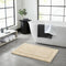Jean Pierre New York Lydia Border 100% Cotton Bath Mat - Non-Slip Rug - Ivory - 20"x32"