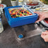 Mr. Bar-B-Q Cook, Carry & Serve Tray for Easy Indoor and Outdoor Serving with Clear Removable Top