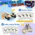 24Pack 8 9 10 11 12, 3D kortes STEM Kits for Kids Classroom, Science Building Project Craft for Ages Wooden Model Kit