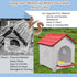 Nesting Boxes for Chicken, Plastic Single Compartment Chicken Nesting Box for Laying Eggs for Hens, Ducks and Poultry