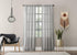 Clean Window Textured Slub Stripe Anti-Dust Allergy/Pet Friendly Sheer Curtain Panel, Gray, 52" W x 63" L