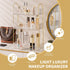 3 Countertop Akinbas Tier Bathroom Organizer Makeup Perfume Tray Skincare Organizer for Bathroom Dresser Vanity (White)