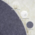 4Ft Xexsin Round Fluffy Rugs for Girls Bedroom, Cream White Shag Circle Kids Rug Non-Slip for Bedside Dorm Nursery