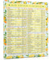 Air Fryer Magnetic Cheat Sheets, Multicooker Recipe Magnets with Cooking Temperature, Time & Size Chart