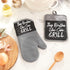 African American Expressions This Brotha Mitt Set | Oven Mitt 7"x13", Pot Holder 7"x9" Silicone Set