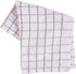 KAF Home Pantry 100% Cotton Checkered Grid Dish Cloths, Set of 6, 12 x 12 Inches, Gray