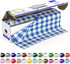 Grandipity Plastic Tablecloth Roll - 54in x 300 Ft. Blue Gingham Checkered
