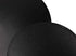 Faux Leather Round Placemats and Coasters, Disko Table Mats and Drink Spills Coasters, Diameter 13'' and 3.9''