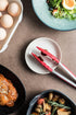 Gomakren Spoon Rest, Large Ceramic Spoon Holder for Stove Top, Utensil Rest for Spatula, Fork, Ladles, Kitchen Decor