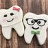 Ann Clark Sweet Smile/Dentist Cookie Cutters 2-Pc. Set Made in the USA - Mouth and Tooth