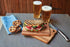 Ironwood Gourmet Montagu Sandwich Board Set, Acacia Wood, 2-Piece, 7.75 x 6 x 0.75 inches