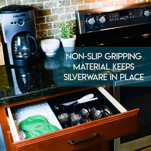 Galashield Silverware Organizer - Kitchen Drawers Flatware Utensils and Cutlery Tray for Easy Storage