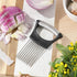 Mumulo Stainless Steel Onion Slicer for Onions, Tomatoes, Eggs, and Vegetables with Protective Cover (Black)