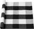 uxcell Buffalo Check Rug, 51"x24", Plaid Outdoor Layered Door Mat for Front Porch/Runner/Bedroom/Kitchen