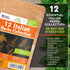 12 Pack Italian Herb Seeds - Heirloom and Non GMO, Grown in USA - Indoor or Outdoor Garden - Four Basil Varieties