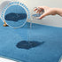 Hushee 2 Pack Extra Large Dish Drying Mat, Microfiber Absorbent Pad for Countertop, Sink, Refrigerator (Blue, Gray, 30