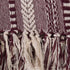 DII Braided Striped Decorative Throw Blanket, 50x60, BlackBerry