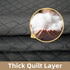 50 Inches 58 Inches DriftAway Soundproof Thermal Insulated Quilted Curtain Liners for Bedroom Sound Barrier Blackout
