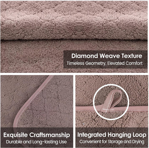 JML Set 30 60 Microfiber Bath Towels, Oversized, Ultra Soft, Super Absorbent and Fast Drying, No Fading Large Bathroom