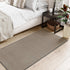 Lahome Farmhouse Kitchen Runner Rug, 2x5 Non-Slip Washable Carpet Runner for Entryway, Bathroom, Grey