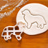 Set of 2 Bernese Mountain Dog Cookie Cutters, Face and Silhouette Designs, 2 Pieces - Bakerlogy