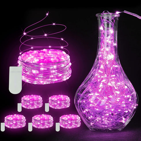 6 Pack Fairy Lights Battery Operated String Lights - 7ft 20 LED