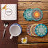 Set 6 LogHog Stylish and Functional Drink Coasters - of Coasters for Coffee Table, Absorbent Coasters for Drinks