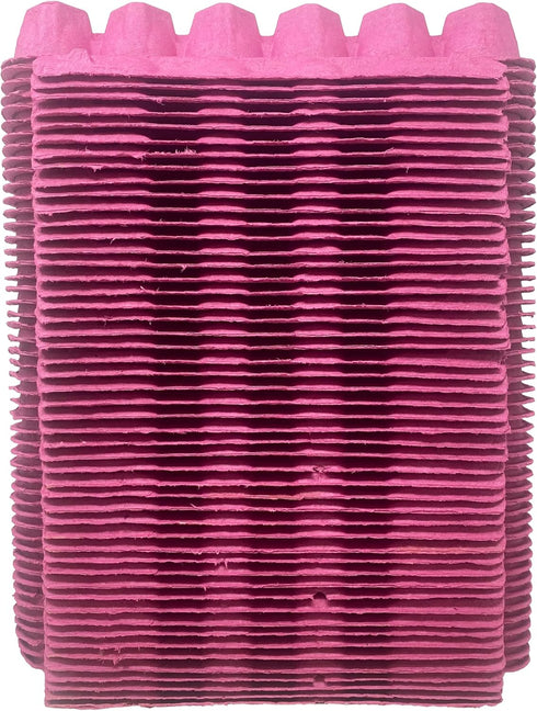 50 Pack Pink Paper Pulp Egg Cartons