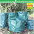 2-Pack 137 (D34,H34 inch) 4 Professional Gallon Lawn Garden Bags Large Yard Waste Bags with Gardening Gloves, Big Leaf