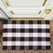 RAJRANG Buffalo Plaid Rug, 23.6 x 35.4 Inches, Cotton Washable Door Mat, Checkered Indoor Outdoor Decor