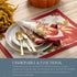 Elrene Home Fashions Swaying Leaves Bordered Fall Placemats, Set of 4 Seasonal Dining Table Mats
