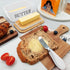 Satax Countertop Butter Dish with Lid and Knife Spreader for and Refrigerator, Keep Butter Fresh, Easy Scoop