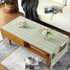 Ajerg Coffee Table Cloth, Sage Green Coffee Table for Living Room Tablecloth Cover