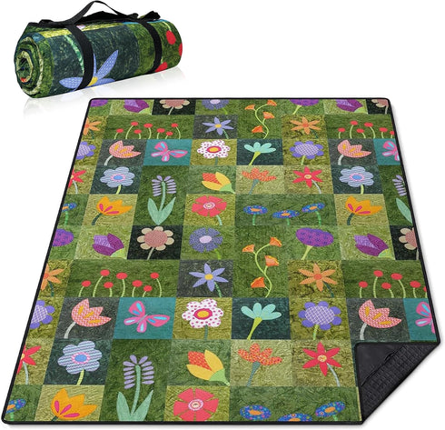 Supfitness Extra Large Picnic Blankets Waterproof Foldable (60 "x 80") Beach Blanket Waterproof
