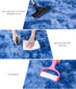 4x5.9 Fluffy Shag Rug for Bedroom, Tie-Dyed Blue Area Rugs for Living Room, Nursery and Kids Room, Soft and Comfy