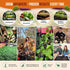 10 Pack 7,550+ 58, Organo Republic Unique Carrot Seeds Variety - Non-GMO Heirloom Carrot Seeds for Outdoor & Indoor