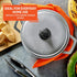 IMUSA Traditional Caldero with Lid, 4.8 Quart, Silver, Made in Colombia