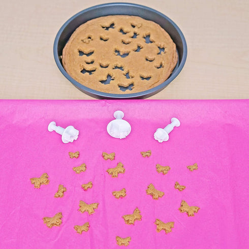Southern Homewares Butterfly Fondant Molds Set - 3 Sizes Fondant Cutters for Cake Decorating