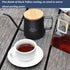 MERMOO YILAN Gooseneck Kettle - Black 350ml Stainless Steel Pour Over Coffee Kettle with Lid, Hand Drip Coffee Pot