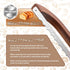 14.5'' Pranski Bread Knife for Homemade Bread Sourdough Bread Knife, Premium Slicer for Homemade Bread, Baguettes