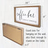 VILIGHT Love Is Brewing Farmhouse Coffee Bar Sign, 16" x 9" MDF Wood, Wall Mount or Freestanding