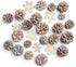 Factory Direct Craft Winter White Washed Pinecones and Snowflakes Package