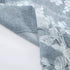 FMFUNCTEX Linen Sheer Curtains - Blue White Blossom Print, 84 Inches Long, Floral Patterned Window Drapes, 2 Panels