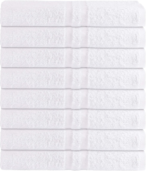GREEN LIFESTYLE Luxury Bath Towel - White Large Bath Towels Pack for