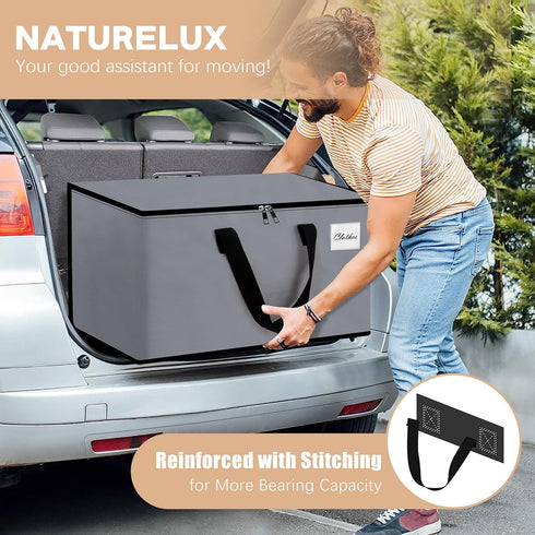 Heavy Duty Moving Bags - Extra Large Packing Bags and Storage Totes, Collapsible and Foldable for Moving and Storage,