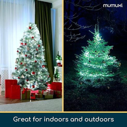 16 Pack 10ft MUMUXI Battery Operated of Copper Wire LED Fairy Lights, Cool White, Easy to Shape, Waterproof