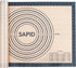 Non Slip Silicone Pastry Mat Large with Measurements for Dough Rolling, Cookies, Bread, 16" x 24", Gray