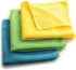 Norpro 15.75 by 15.75 Inch Microfiber Cloth - Set of 3 in Blue, Yellow, and Green