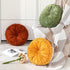 2 15'' Drydiet Pcs Round Throw Velvet Pillows Decorative Pleated Throw Pillows Diameter Accent Pumpkin Boho Chair