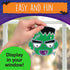 Creativity for Kids Halloween Crafts, Make Your Own Halloween Window Art with Halloween Window Clings